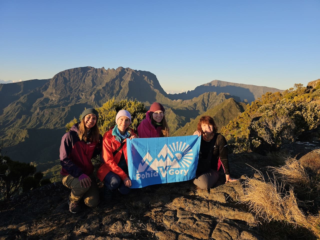 на вершині Roche Ecrite