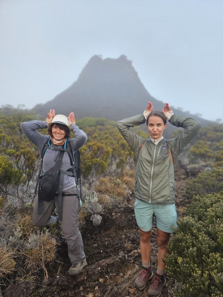 Позаду маленький вулкан Piton Rick (1870 m) - Реюньйон