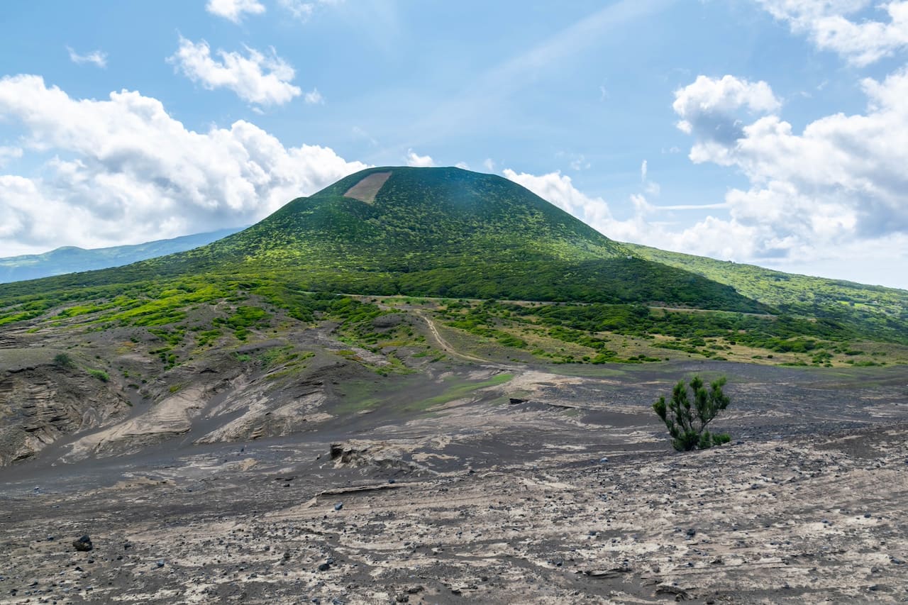 вулкан на острове Фаял